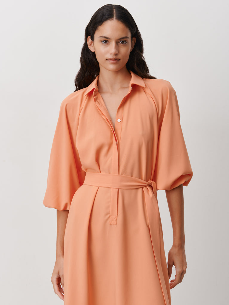 Carlen Short Dress | Orange