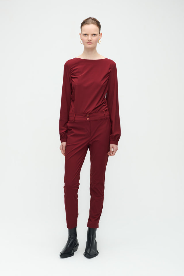 Nina Top Technical Jersey | Amaranto