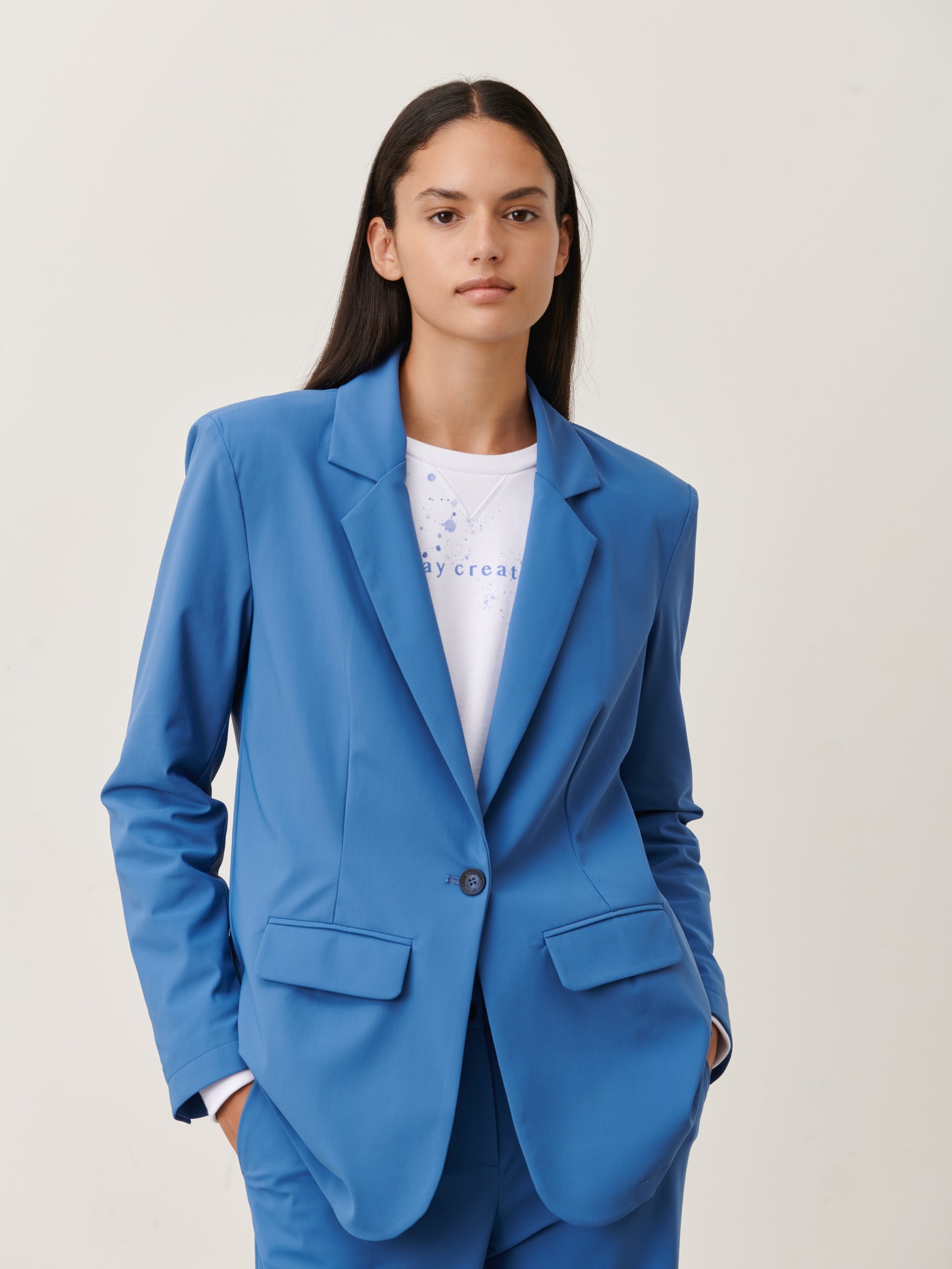 Lima Blazer Technical Jersey | Mid Blue