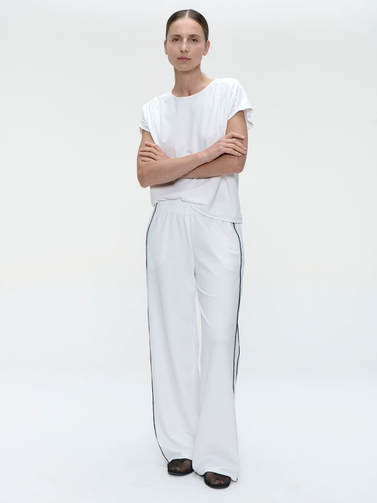Vaya pants technical jersey | White