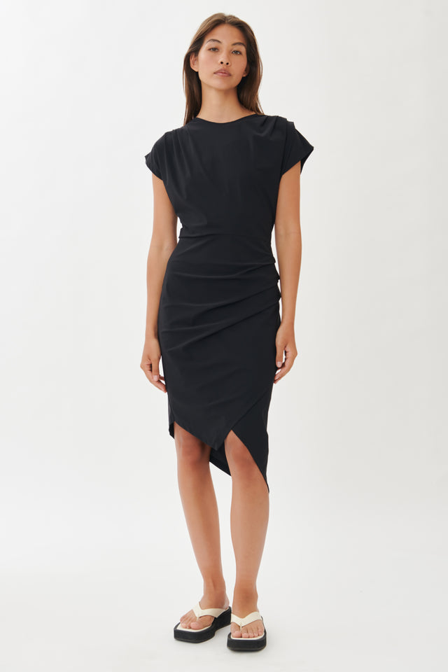Luxor Dress Technical Jersey | Black