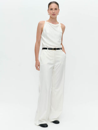 Marika viscose top | Off White