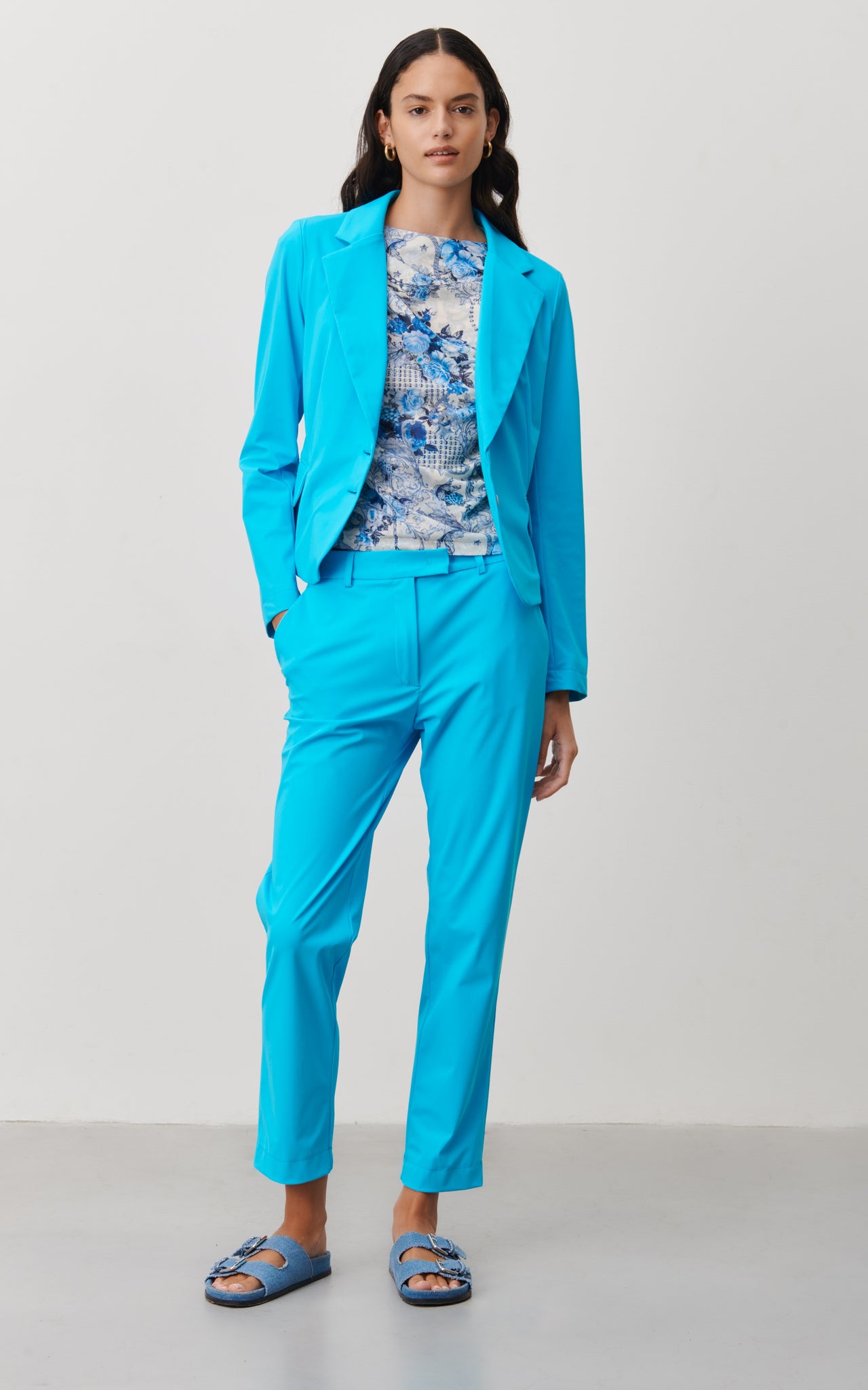 Blazer Sofia Technical Jersey | Blue