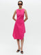 Cotton dress T549 | Fuxia