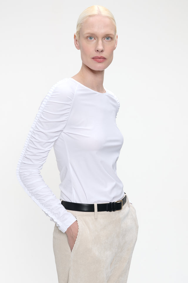 Carlina Top Technical Jersey | White