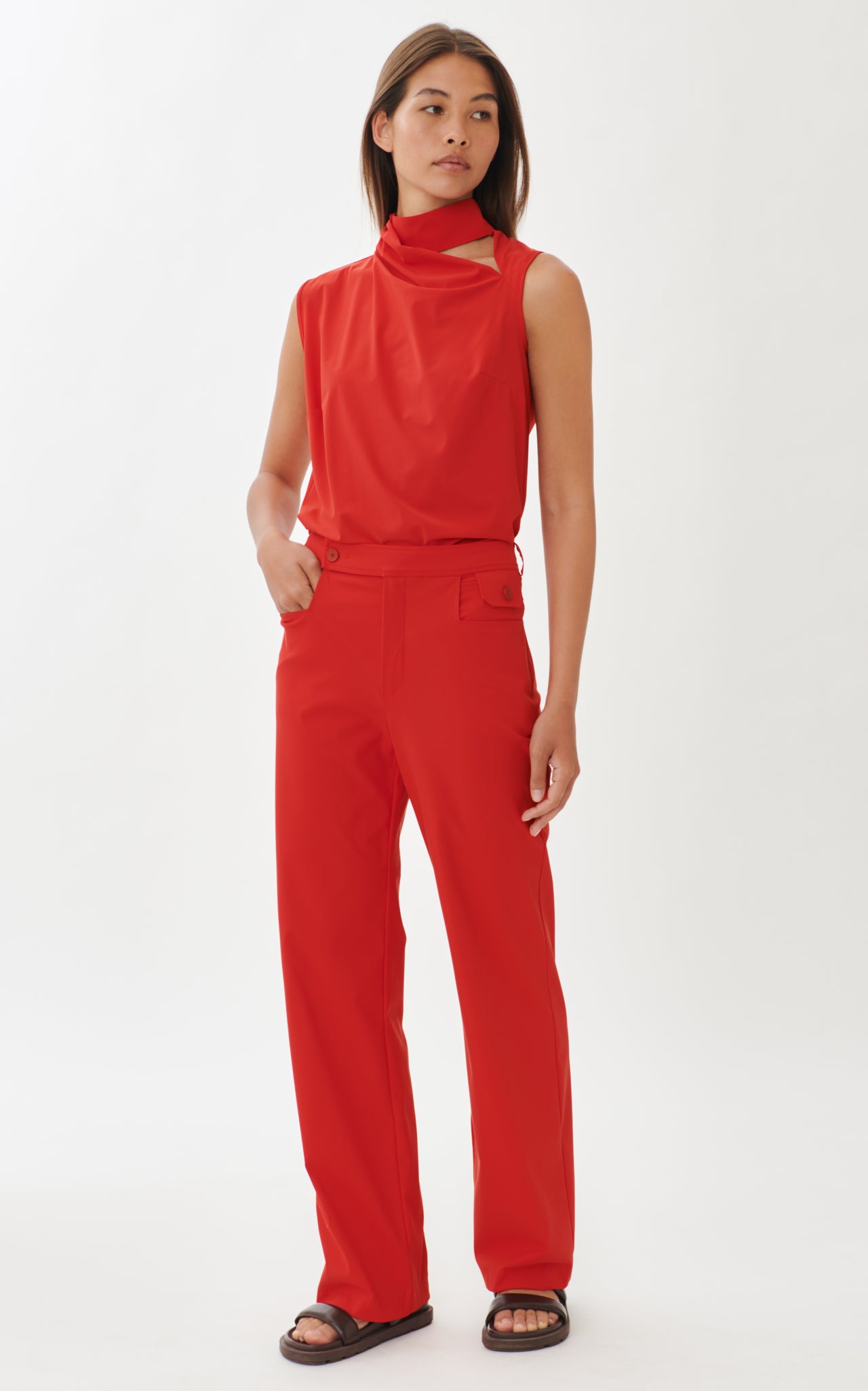 Denver technical jersey pants | Mid Blue