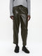 Daphne eco leather pants | Army
