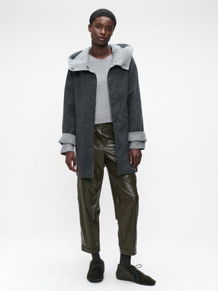 Irlanda hoody winter jacket | Dark Grey