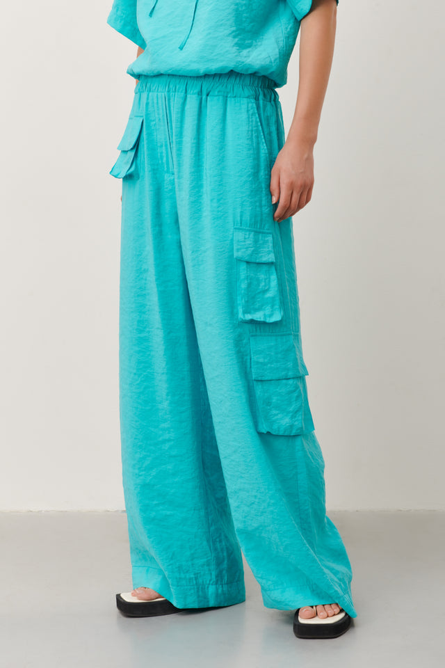 Charly Pants | Turquoise