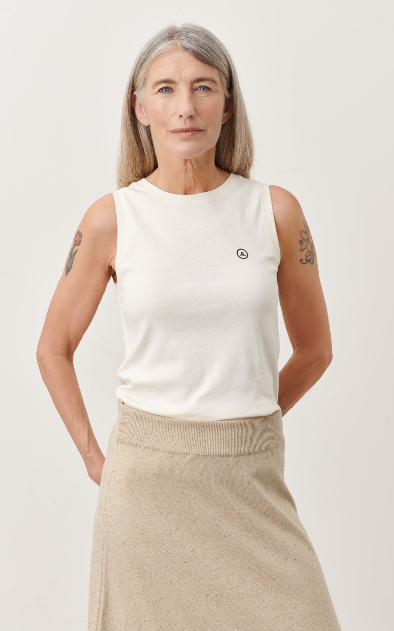 T shirt V Neck easy wear Organic Cotton | Blue