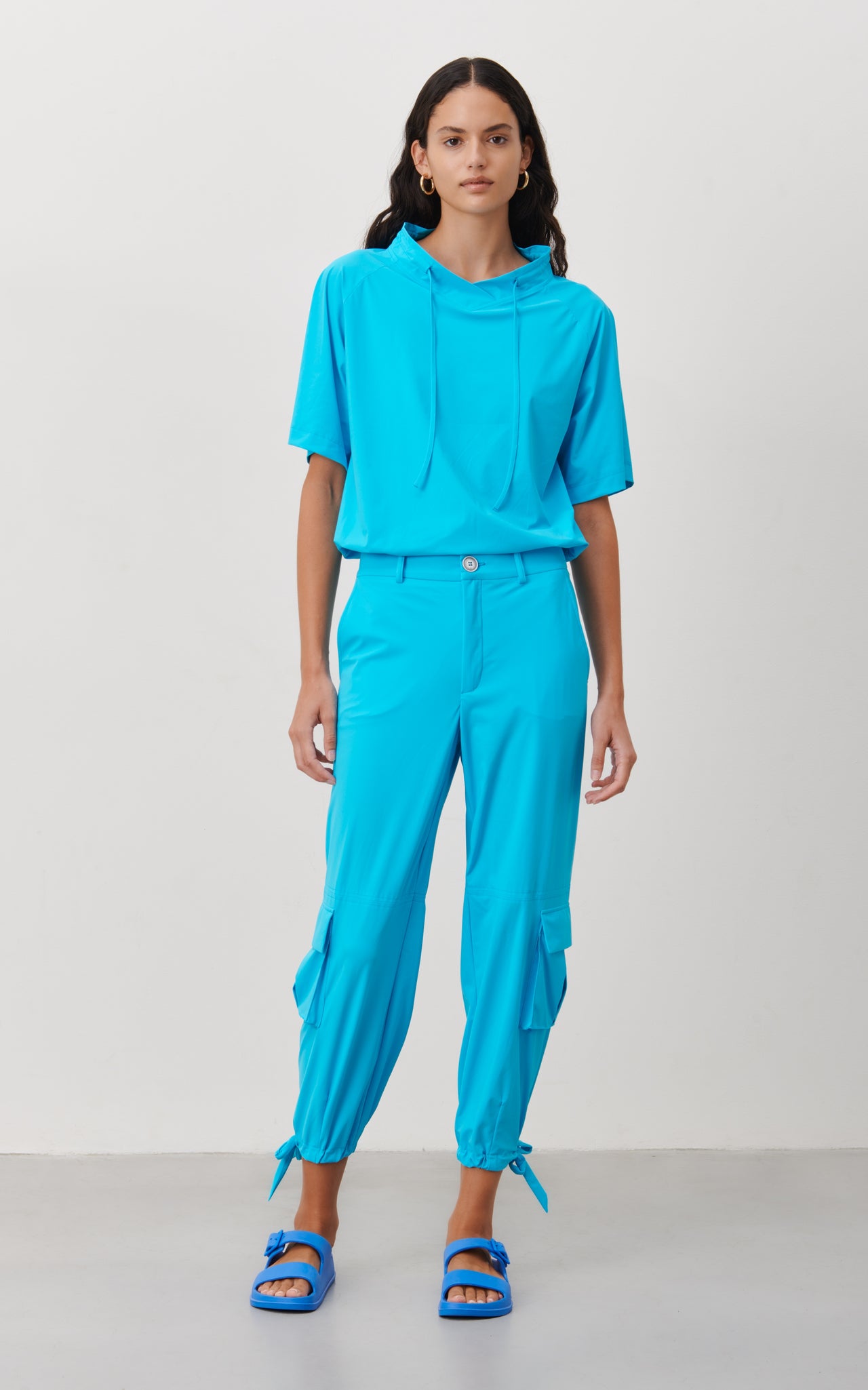 Trend Pants Technical Jersey | Light Blue