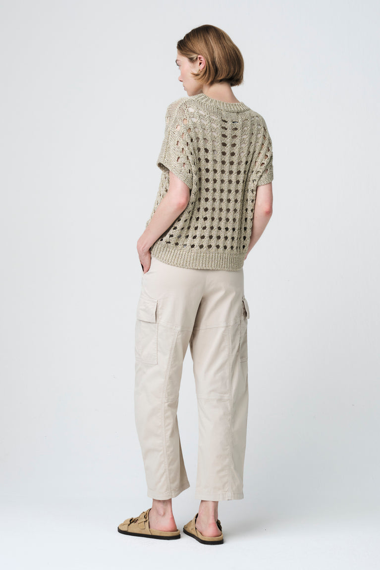 Viscose gold Vest E26071 | Gold