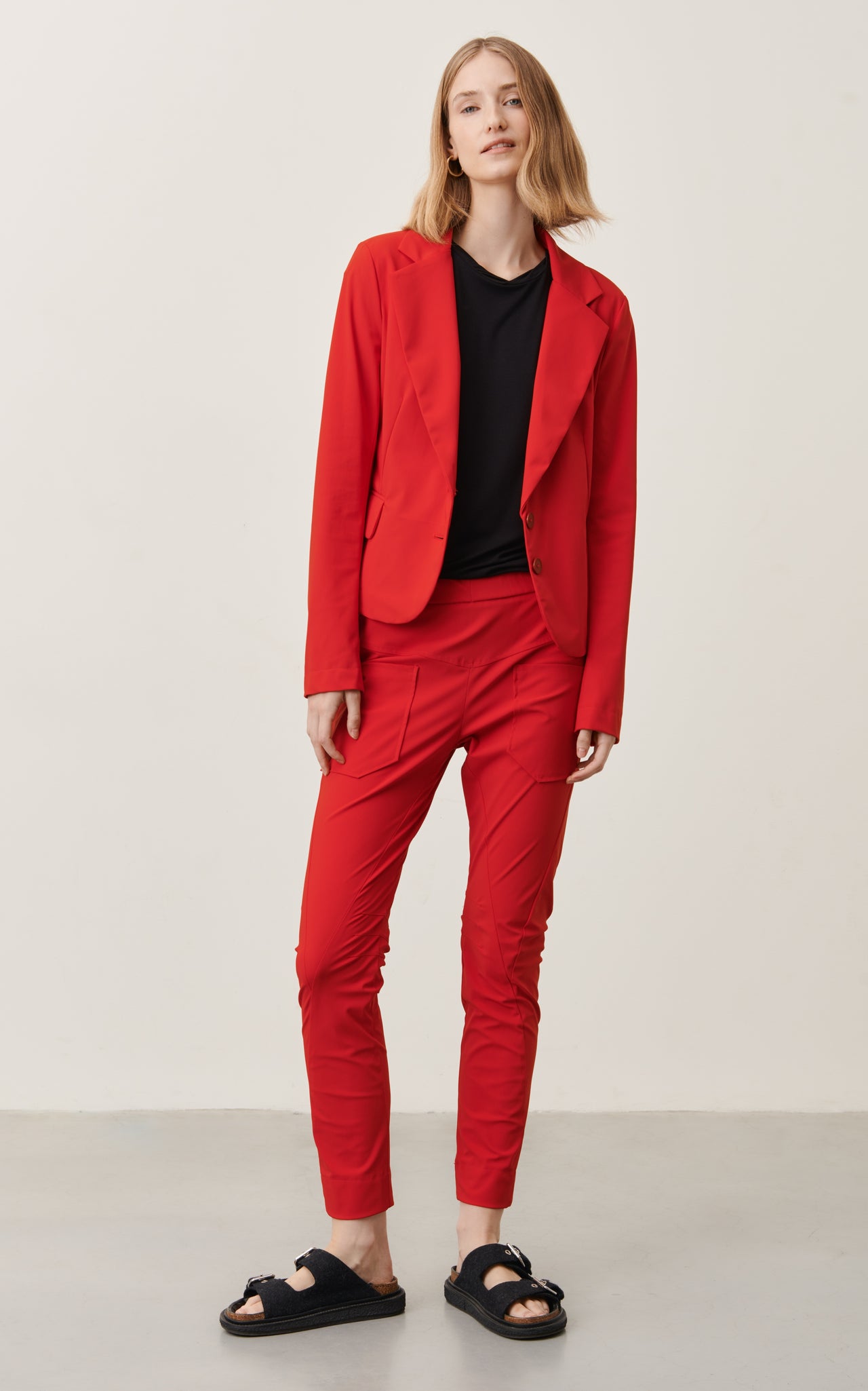 Venecia Blazer Technical Jersey | Amaranto