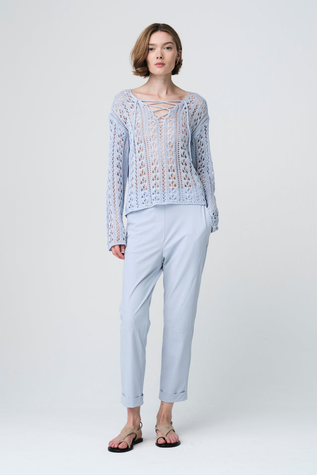 Summer Pullover E25102 | Light Blue