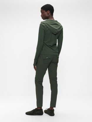 Doris pants brush tech jersey | Army