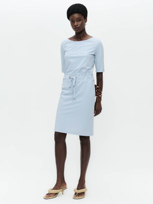 Lea dress technical jersey | Light Blue