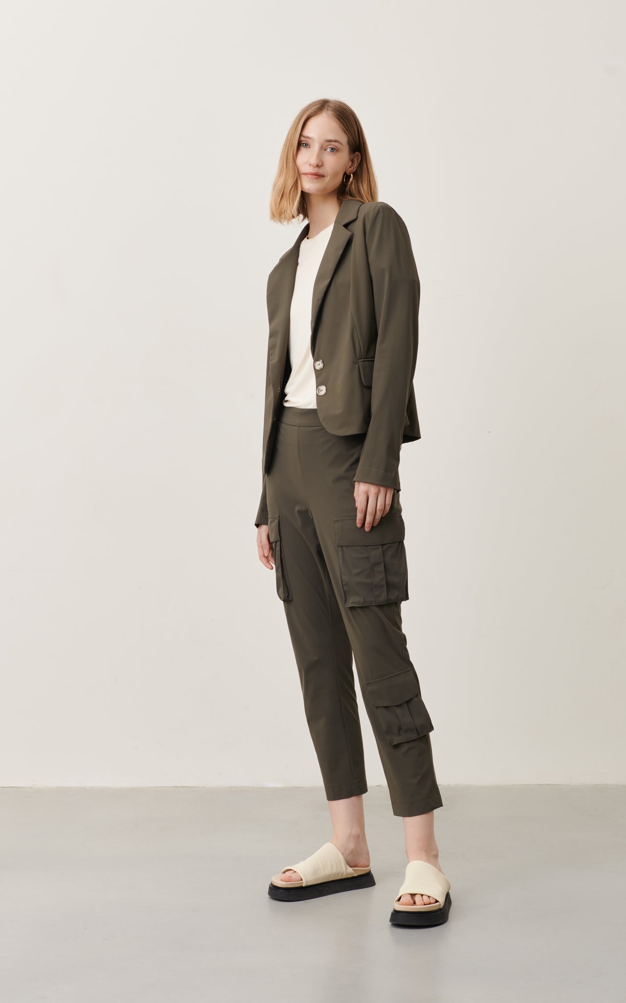 Elvira Blazer Technical Jersey | Orchidea