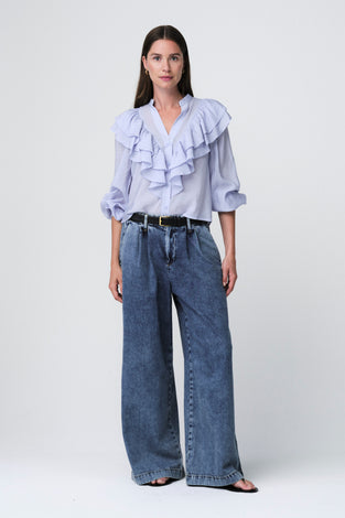 Beny viscose Blouse | Light Blue