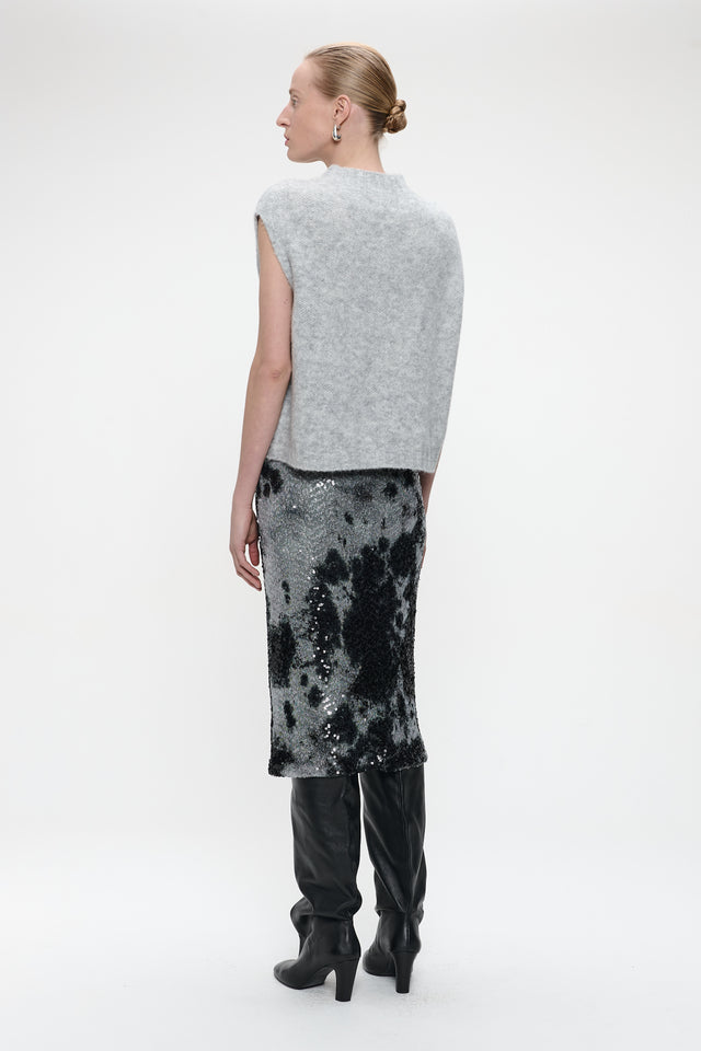 Alpaca Vest H24179 | Grey