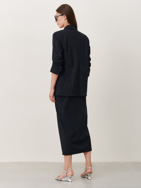 Laris Blazer Technical Jersey | Blue