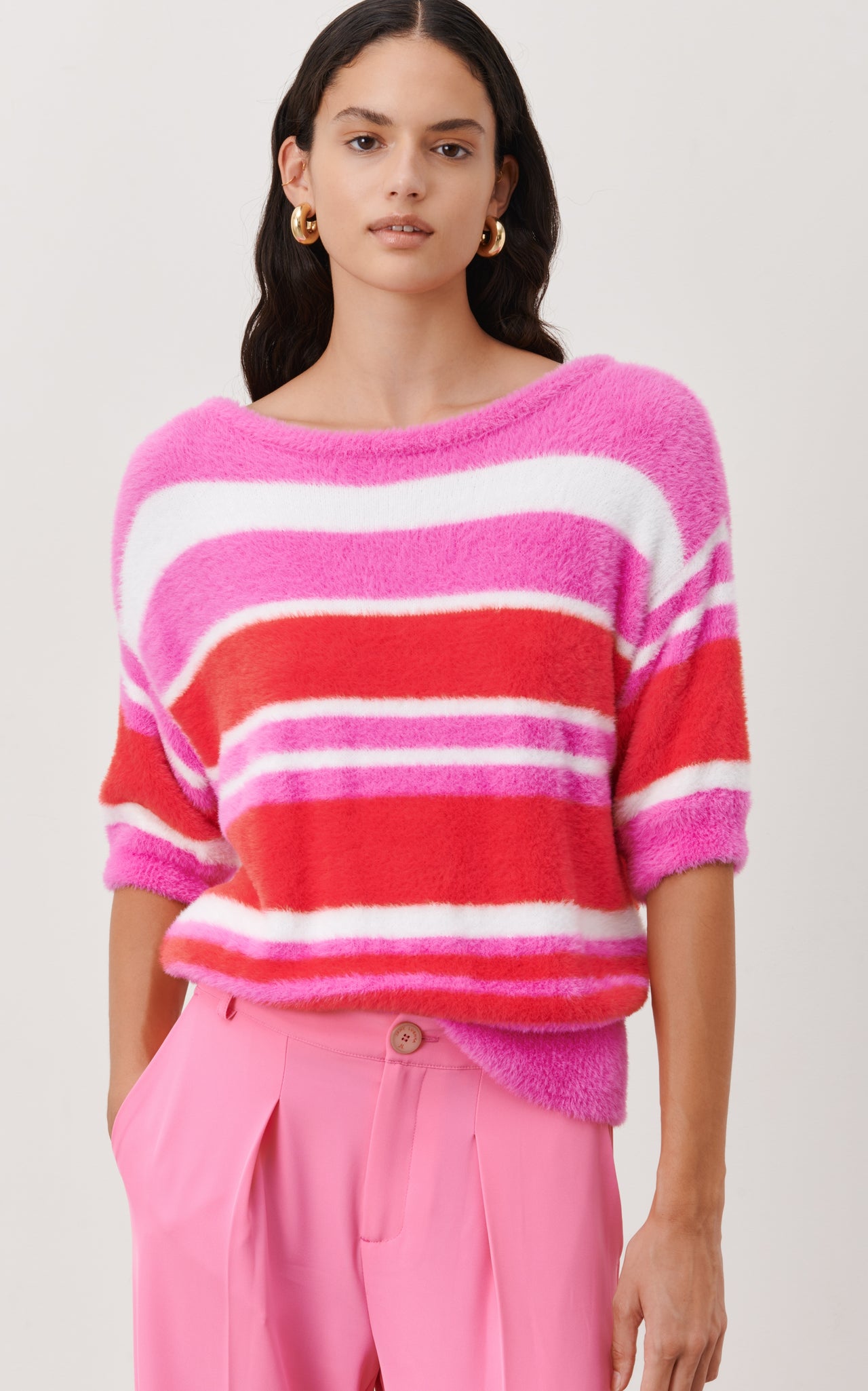 Seamless cotton cardigan 394 | Blue