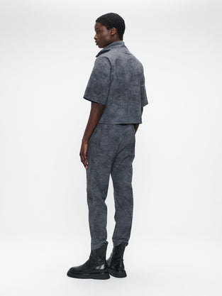 Leone blouse technical jersey | Grey