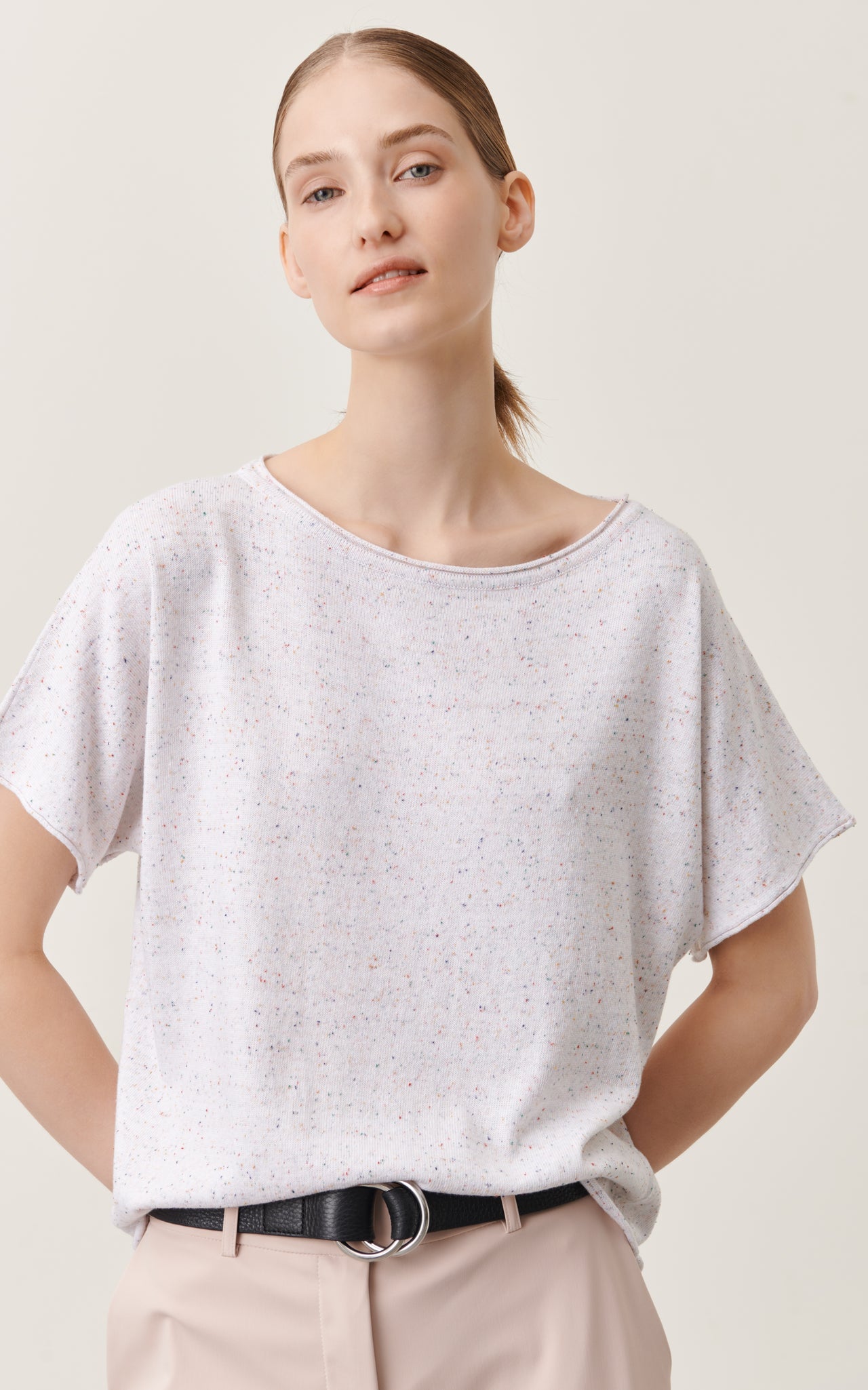 Seamless cotton cardigan 394 | Corallo