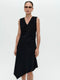 Annet dress technical jersey | Black