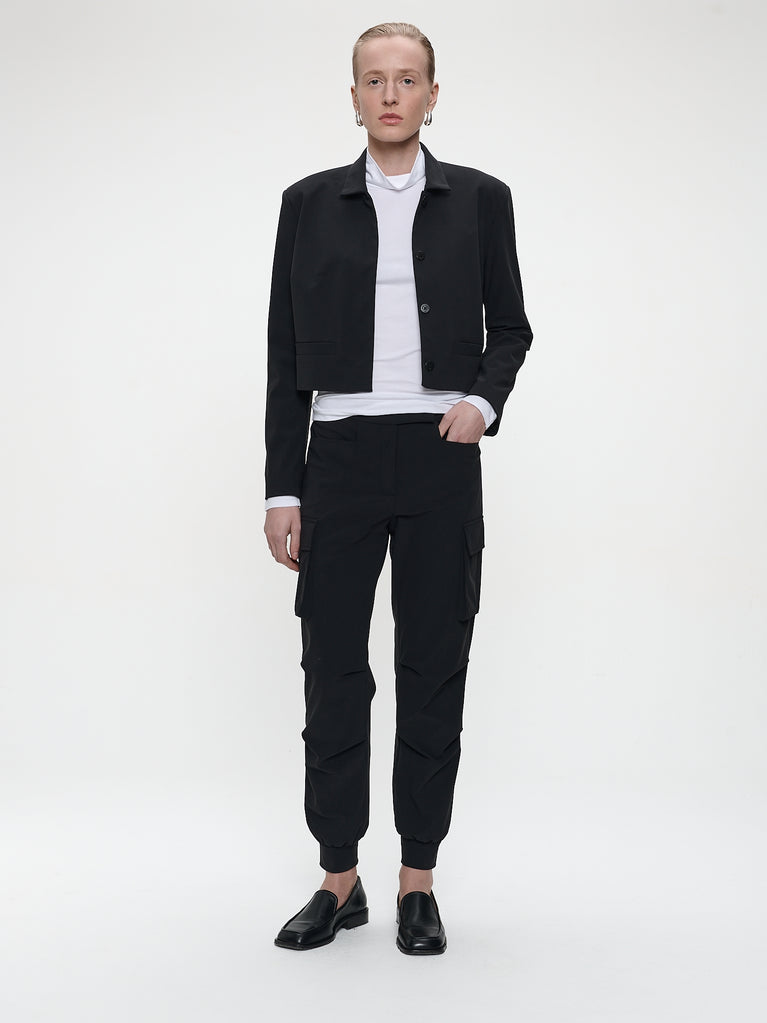 Velda blazer brush tech jersey | Black