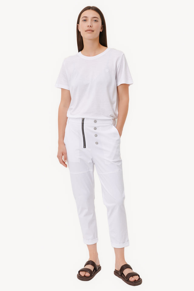 Miliana Pants Technical Jersey | White