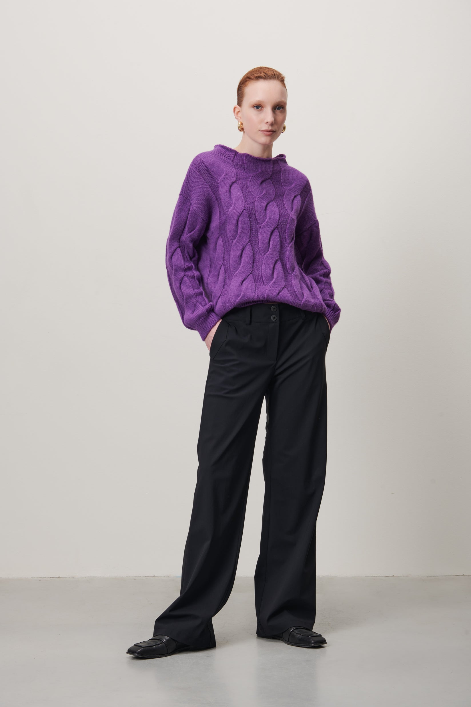 Ciiva Paddington Pullover | Purple