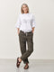 Sweatshirt Look Organic Cotton | White