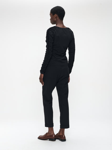 Carlina Top Technical Jersey | Black