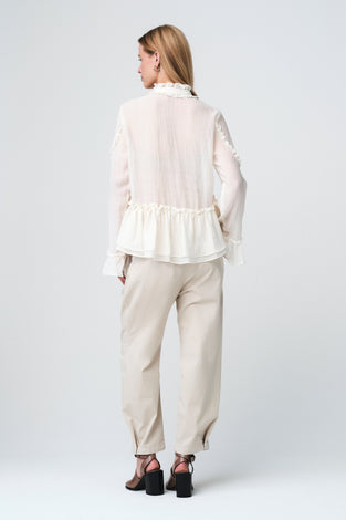 Netty bohemian style Blouse | White