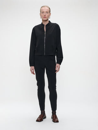 Sharon jacket brush tech jersey | Black