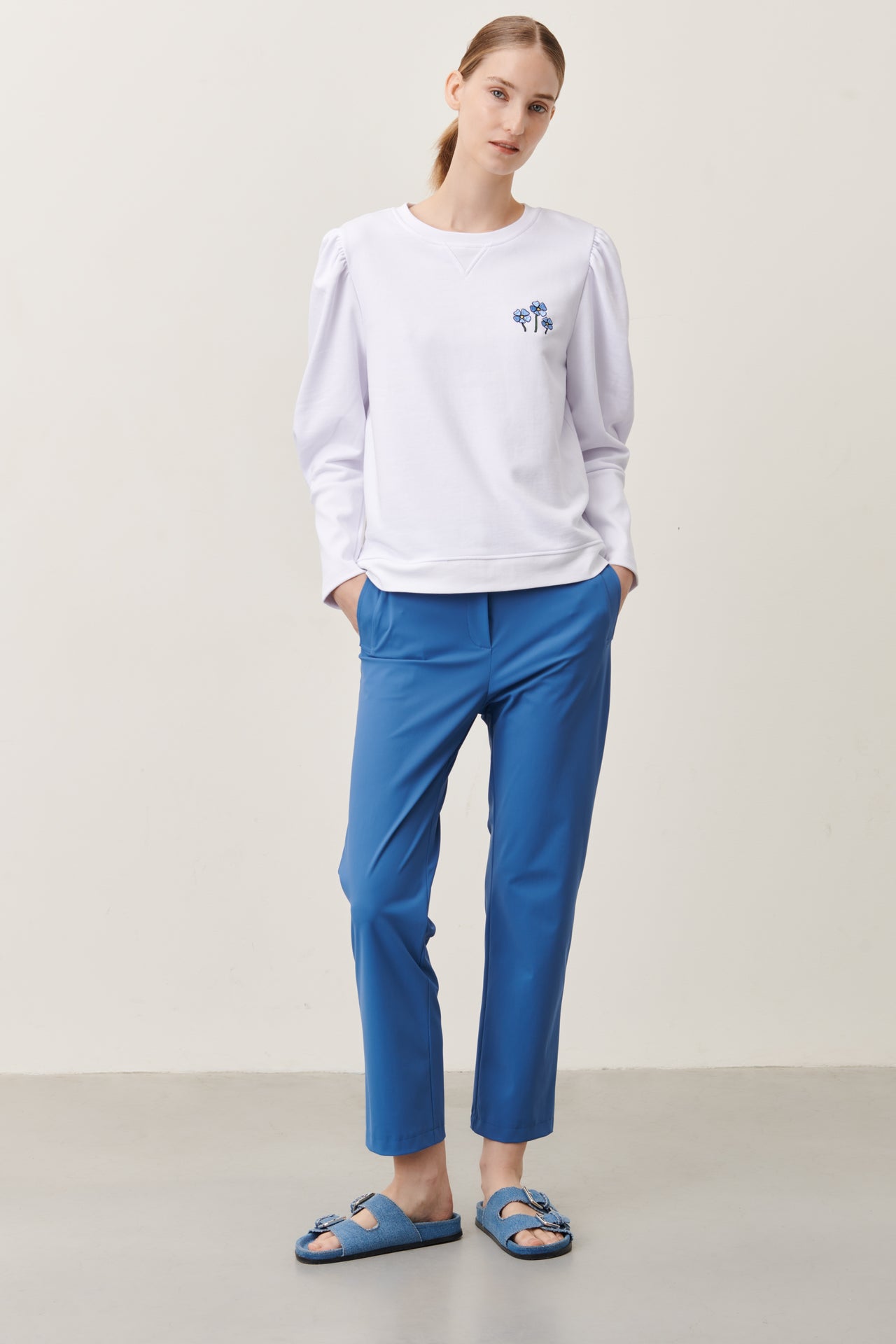 Mirel Pants Technical Jersey | Mid Blue