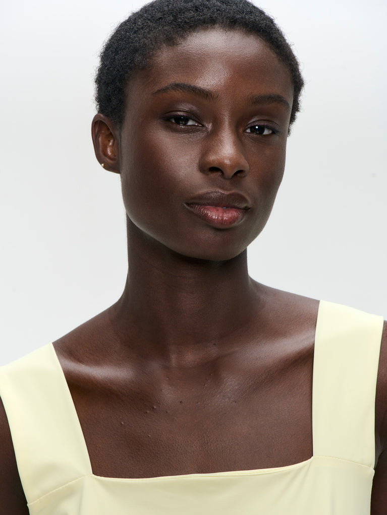 Mathilda jumpsuit technical jersey | Yellow