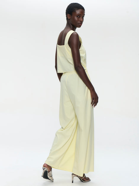 Mathilda jumpsuit technical jersey | Yellow