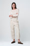 Fine Viscose Pullover 26032 | Ecru