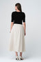 Haruna tafeta skirt | Light Grey
