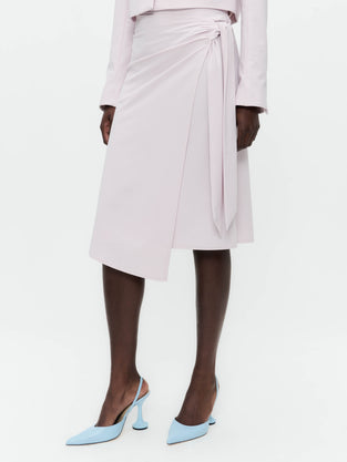 Ilona skirt technical jersey | Light Pudra