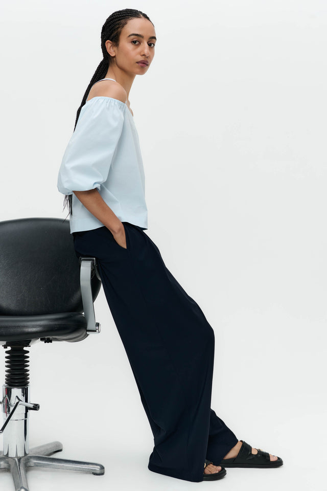 Thea pants technical jersey | Blue