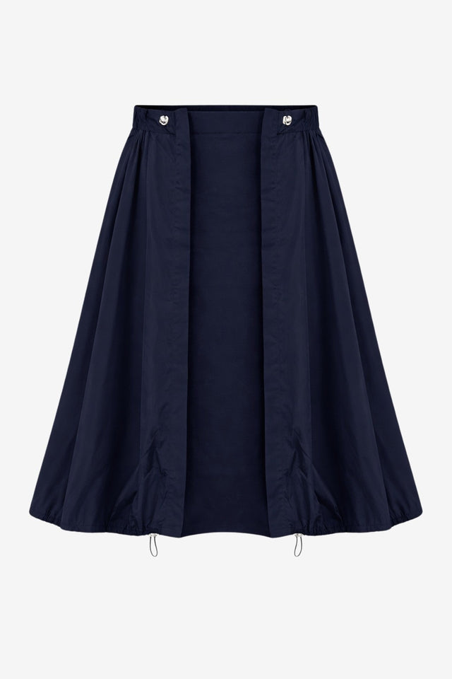 Allegra taffeta mix skirt | Blue