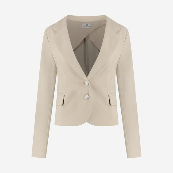 Atina Blazer Technical Jersey | Sand