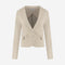 Atina Blazer Technical Jersey | Sand