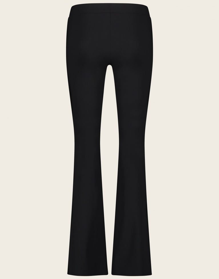 Pants Eliya easy wear flair Technical Jersey | Black