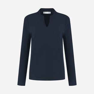 Andrea top LS technical jersey | Blue