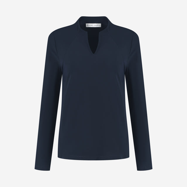 Andrea top LS technical jersey | Blue