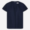 Papavero cotton top | Blue denim
