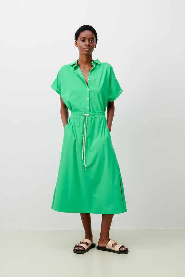 Ina Skirt Technical Jersey | Green